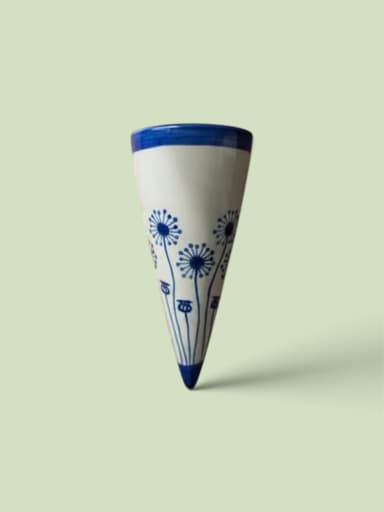 Floral Cone Vase 2