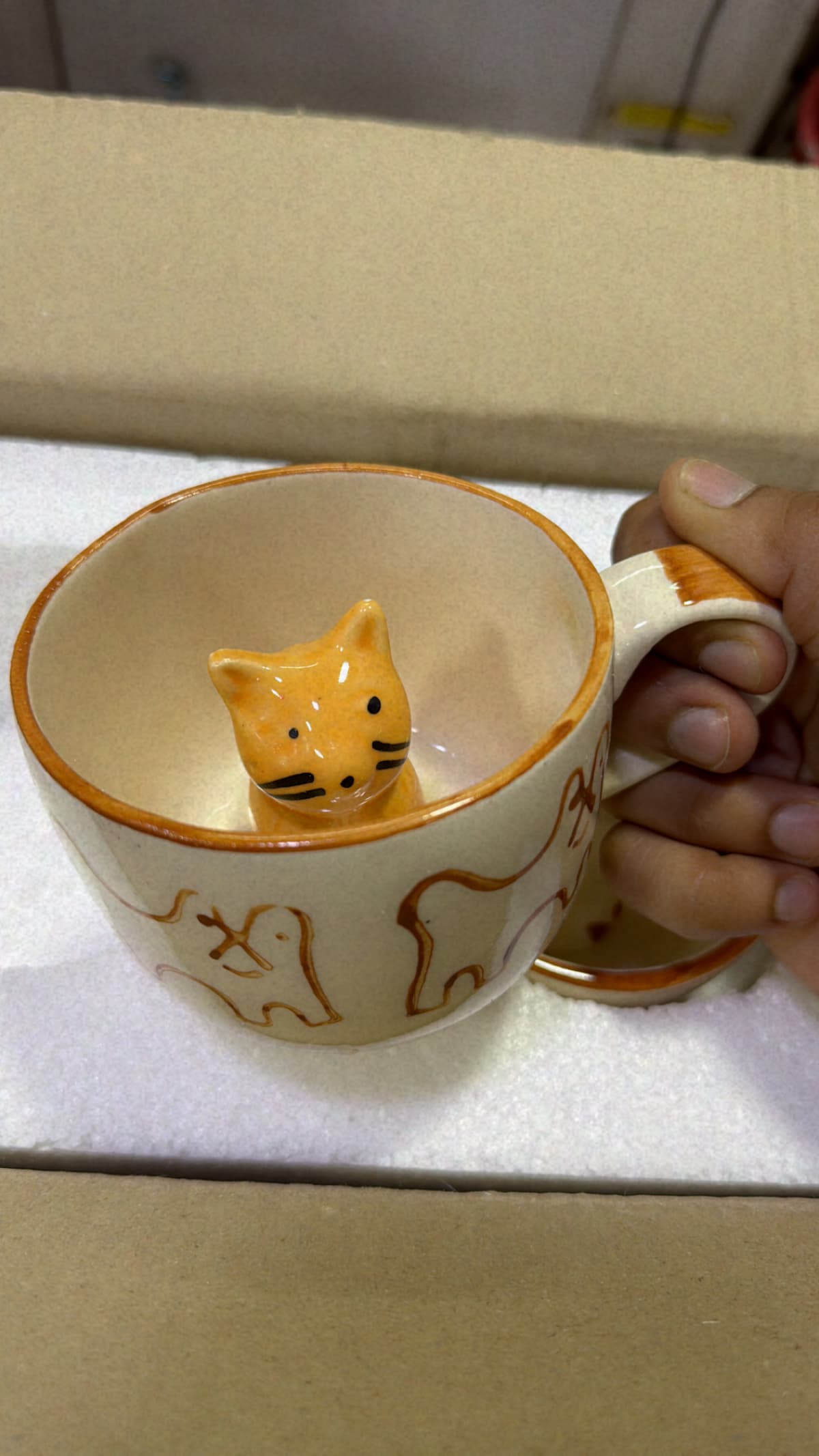 Kitty Peekaboo Cup