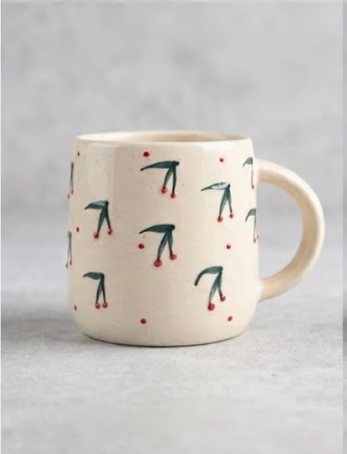Cherry Print Mug