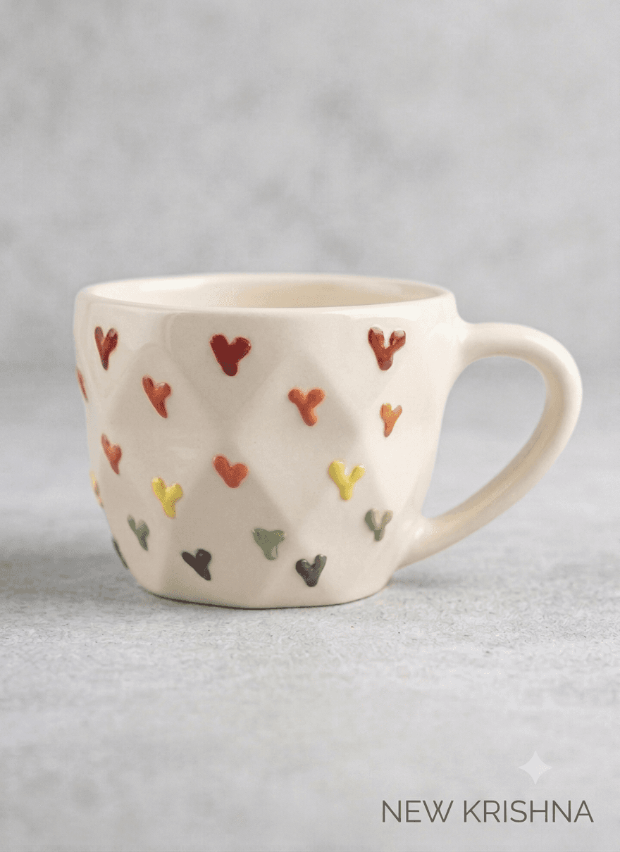 Rainbow Hearts Mug