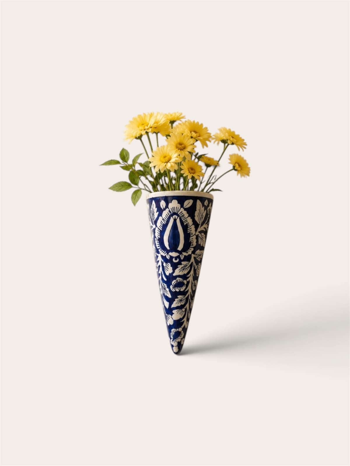 Floral Cone Vase