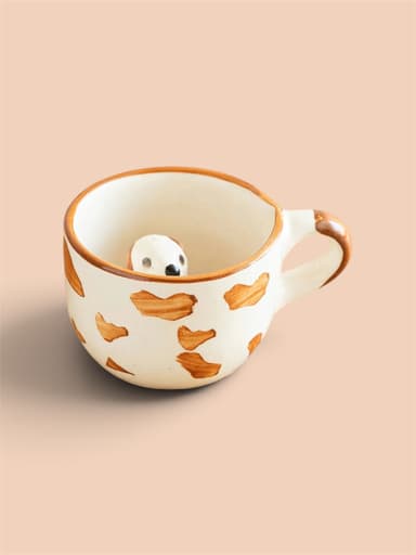 Spotted Puppy Peekaboo Mug 2