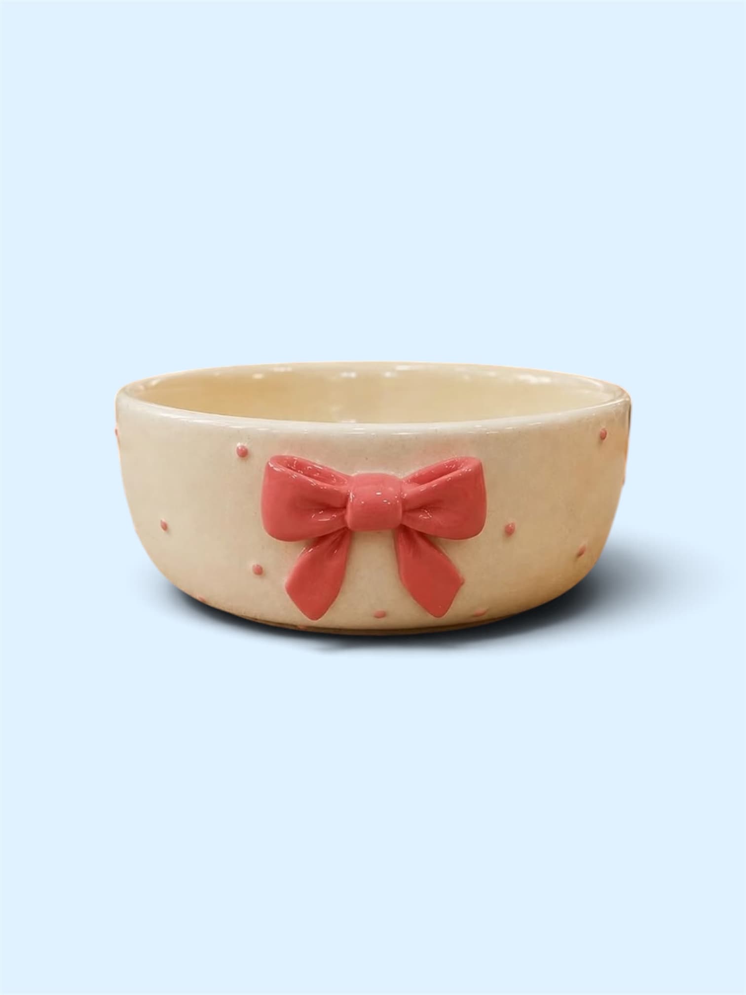 Blush Bow Bowl