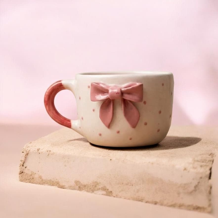 Blush Bow Mug