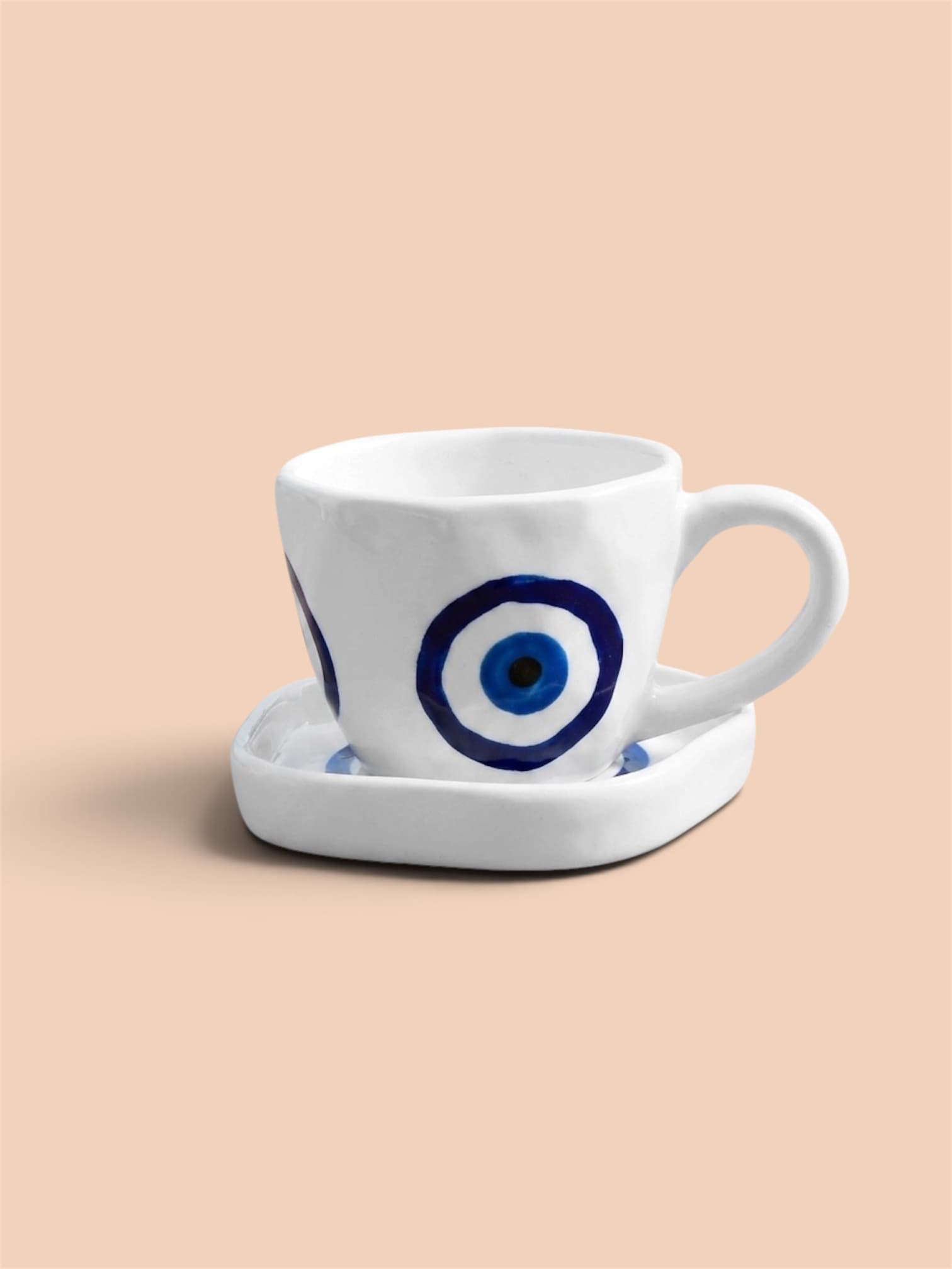 Evil Eye Teacup & Saucer